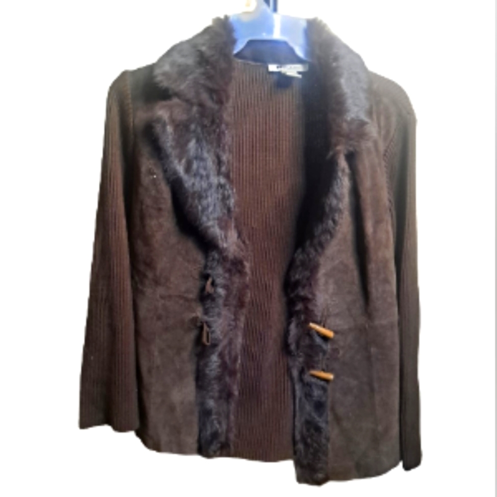 Peter Nygård Women's Faux Fur Sweater